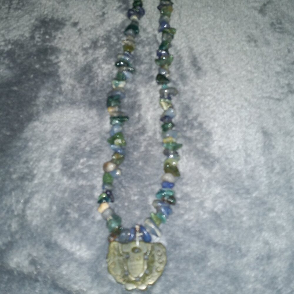 Various stone necklace
